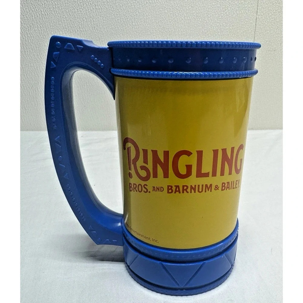 2023 Ringling Bros & Barnum + Bailey Circus  Souvenir Cup  Mug Plastic Blue